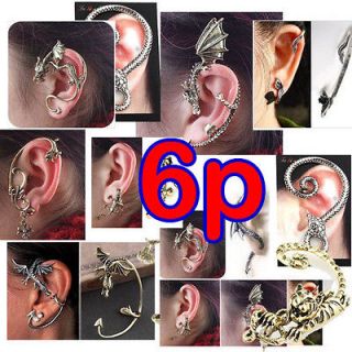 Series Wholesale Lots Dragon Snake Vine Nice Earring Ear Stud New