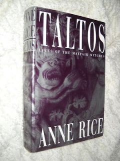 RICE~TALTOS~SI GNED & INSCRIBED~1ST ED.Hc/Dj~1994~ MAYFAIR WITCHES