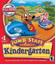 JumpStart Kindergarten Advanced PC CD learn spelling letters counting