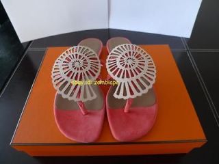 AUTHENTIC BRAND NEW Hermes Elbe sandals shoes flats sz 36 6
