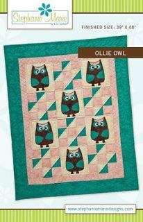 Ollie Owl Animal Baby Sewing Quilt PATTERN