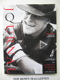 The Quarter Horse Journal Magazine 2003 Jesse Bail Saddle Bronc