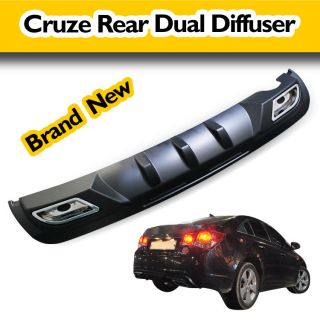 Chevy CRUZE (2009 2012) Rear Bumper Dual Diffuser Spoiler NEW in Box