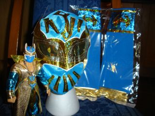 WWE SIN CARA CHILD REPLICA LYCRA MASK FANCY DRESS COSTUME UP OUTFIT