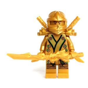 Newly listed Lego Ninjago Gold Lloyd kx kimono minifigure w/ 3 golden