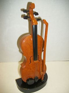 Electronic Toy Violin Plays Music With Stand & Bow Musical Instrument