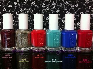 ESSIE Nail Polish Lacquer Leading Lady Collection Winter 2012/2013
