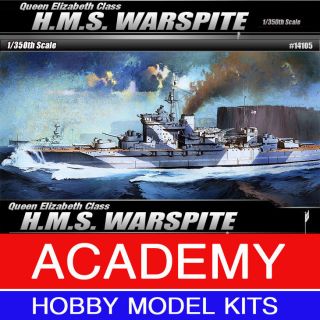 350 Queen Elizabeth Class H.M.S. WARSPITE Academy Model Kit