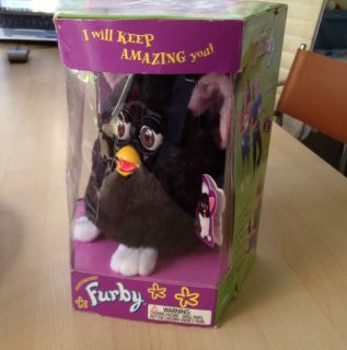 Original FURBY Talking Electronic Tiger Toy 1998 New In Box