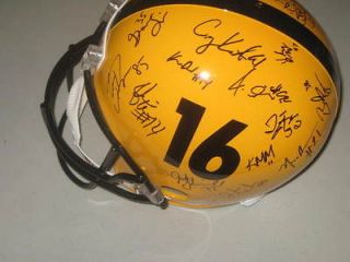 Iowa Hawkeyes Team Signed Full Size Retro Football Helmet James