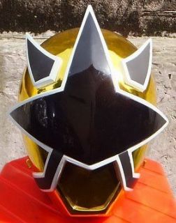 Cosplay Morphin Power Rangers GOLD SAMURAI Ranger 1/1 Scale Helmet