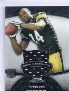 2008 BOWMAN STERLING RC JERSEY LIMAS SWEED PITTSBURGH STEELERS INVEST