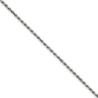 14k Yellow Gold Machine Made Diamond Cut Rope Chain Bracelet Anklet or