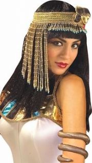 Deluxe Cleopatra Snake Headpiece Halloween Holiday Costume Party