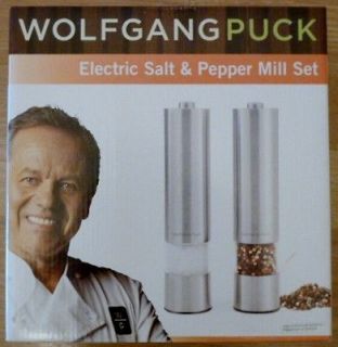 Wolfgang Puck Stainless Salt and Pepper Set