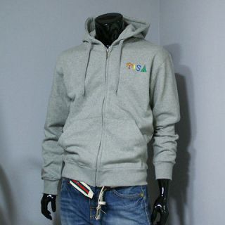 NEW TISA TI$A HERME$ ZIP UP WINTER HOODIE (GRAY)