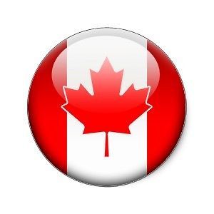 Canadian Flag stickers decals