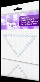 Swarovski Crystal Vajazzle   Triangle
