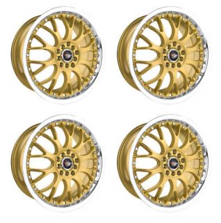 DRAG DR19 GOLD 17 rims 5 LUGS 5X100/114.3 45 OFFSET