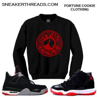 FORTUNE COOKIE MEDALLION RED BRED 4 SWEATER MATCH JORDAN