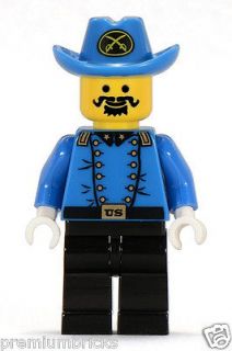 LEGO Western CAVALRY COLONEL Civil War Union Minifig Minifigure 6706