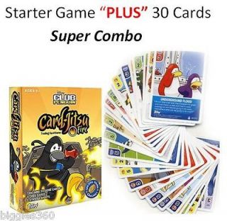 NEW Club Penguin Card Jitsu Fire Deck PLUS 30 Cards  53 Cards + 3