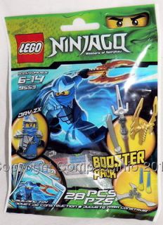 NEW Lego NINJAGO THE SNAKES Jay ZX 9553 Spinner Booster Pack