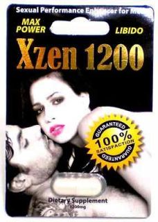 10, 20, OR 30 CAPSULES XZEN 1200 SEXUAL PERFORMANCE ENHANCER STIFF
