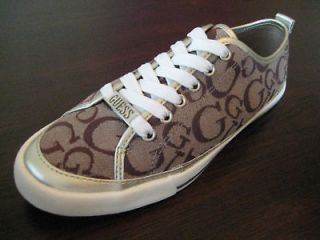 GUESS GINROE ~ Brown + Khaki Signature womens sneakers   CHOICE OF