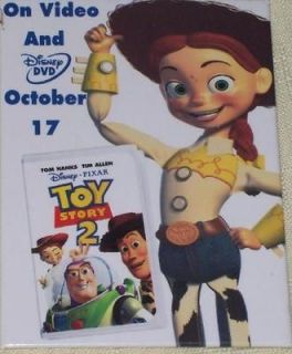 Disney October 17 2000 Toy Story 2 VHS Promo Button