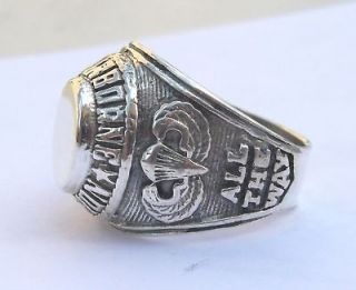 SILVER 925 SPECIAL FORCES 82nd AIRBORNE DIVISION RING