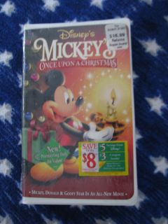 NEW Walt Disney MICKEYS ONCE UPON A CHRISTMAS DONALD GOOFY PLUTO