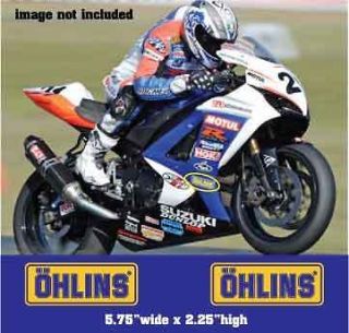 Newly listed OHLINS 2pc Stickers 5.75 Yellow DECALS Logos