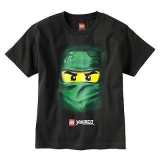 NINJAGO LEGO ® LLOYD (The Green Ninja) Boys Black Tee T Shirt NWT