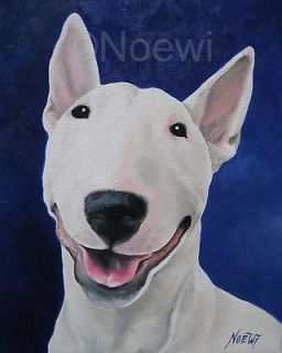 UNCONDITIONAL original oil painting NOEWI dog puppy English Bull