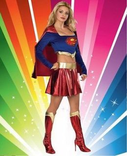 Deluxe Supergirl Superwoman Costume Most Sizes With Boot Covers