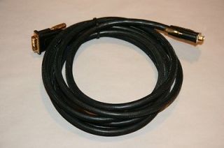 12 foot dual link DVI Cable (Acoustic Research, Black w/ mesh sleeve)