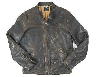 Scotch & Soda 15101 90 Leather Jacket.Brown, BNWT, 100% Authentic by S