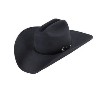 BLACK, 5X Beaver Felt Hat ~Oversized 4.5 Brim~ Cowboy