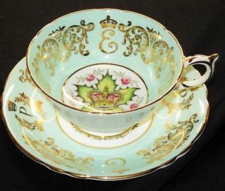 PARAGON ROYAL ROYALTY Queen Elizabeth Prince Philip TEA CUP AND SAUCER