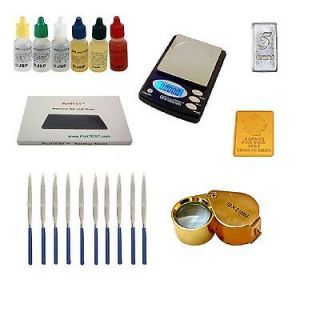 Gold Acid Testing Kit Electronic Tester Scale Digital Test 14K Silver
