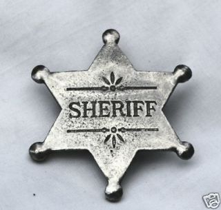 SHERIFF STAR OLD WEST BADGE OBSELETE 17