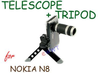 New Telescope Camera 6x Optical Zoom Lens +Tripod Mount Set for Nokia