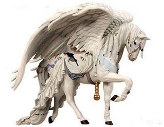 NEW Nene Thomas Couture Carousel Horse Angel White