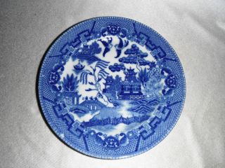 Vntg Made in Occupied Japan Blue Willow Salad Plate   Classic Blue