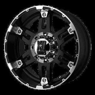 XD SPY MACHINED RIMS W/ 35X12.50X18 TOYO OPEN COUNTRY AT2 TIRES WHEELS