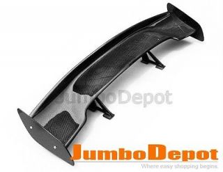 Universal 57 Gt Jdm Rear Carbon Fiber Trunk Spoiler Wing Wind Top