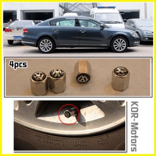 Wheel Tyre Tire Valve Stem Air Dust Caps Covers 4p/1set FOR VW GOLF 5