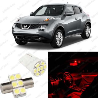 Brilliant Red Nissan Juke Interior LED Package Deal 2011 and up (5