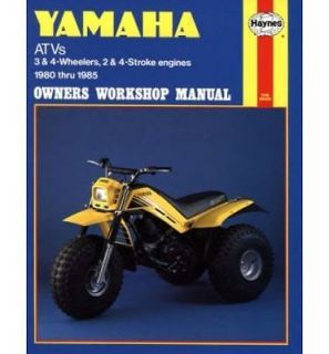 Yamaha ATVs 3 and 4 Wheelers, 2 and 4 Stroke Engines 1980 85